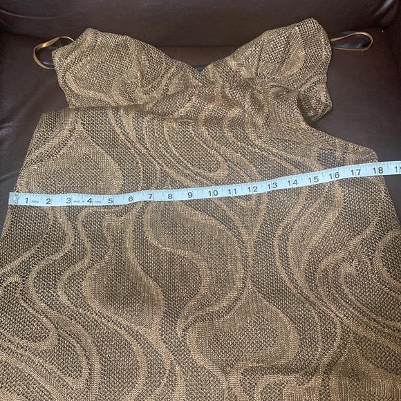 Express occasion dress with fringe and metallic shimmer. - Picture 15 of 16